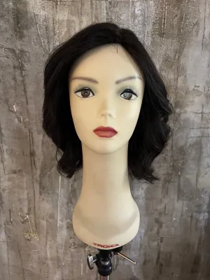 100% EUROPEAN VIRGIN HUMAN HAIR 14.5" DARK BROWN