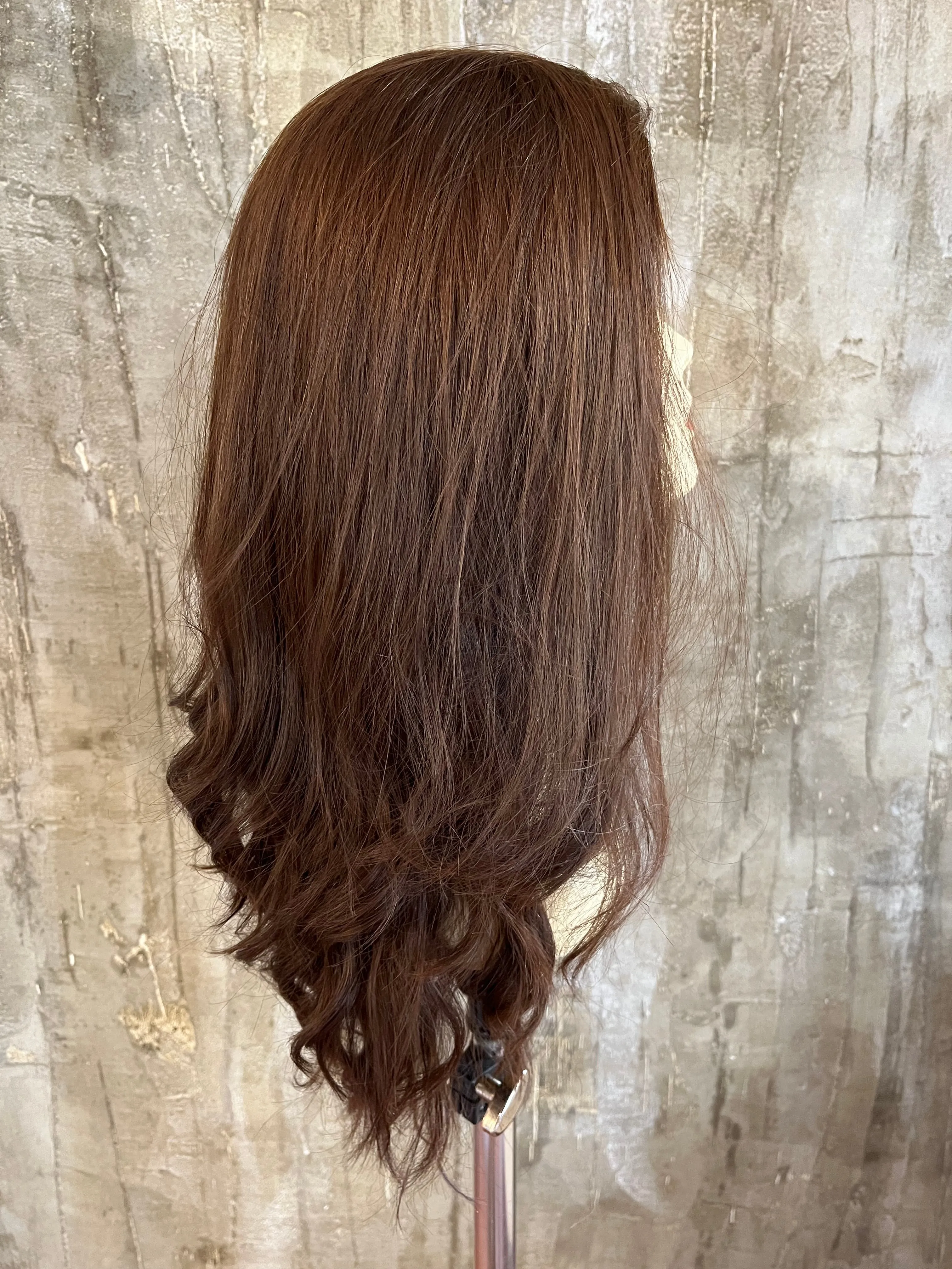 100% EUROPEAN VIRGIN HUMAN HAIR BANDFALL 23.5" BROWN