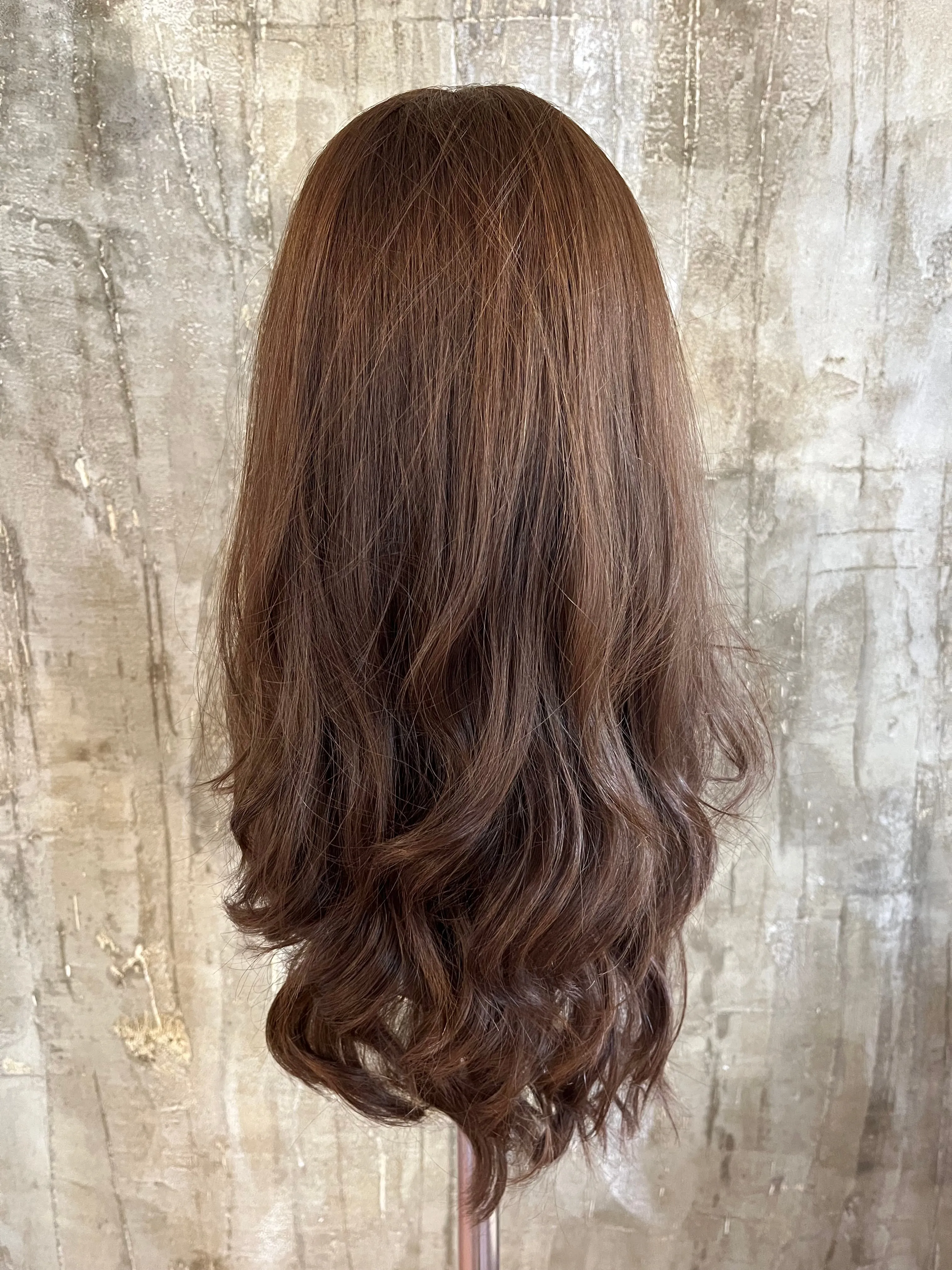 100% EUROPEAN VIRGIN HUMAN HAIR BANDFALL 23.5" BROWN