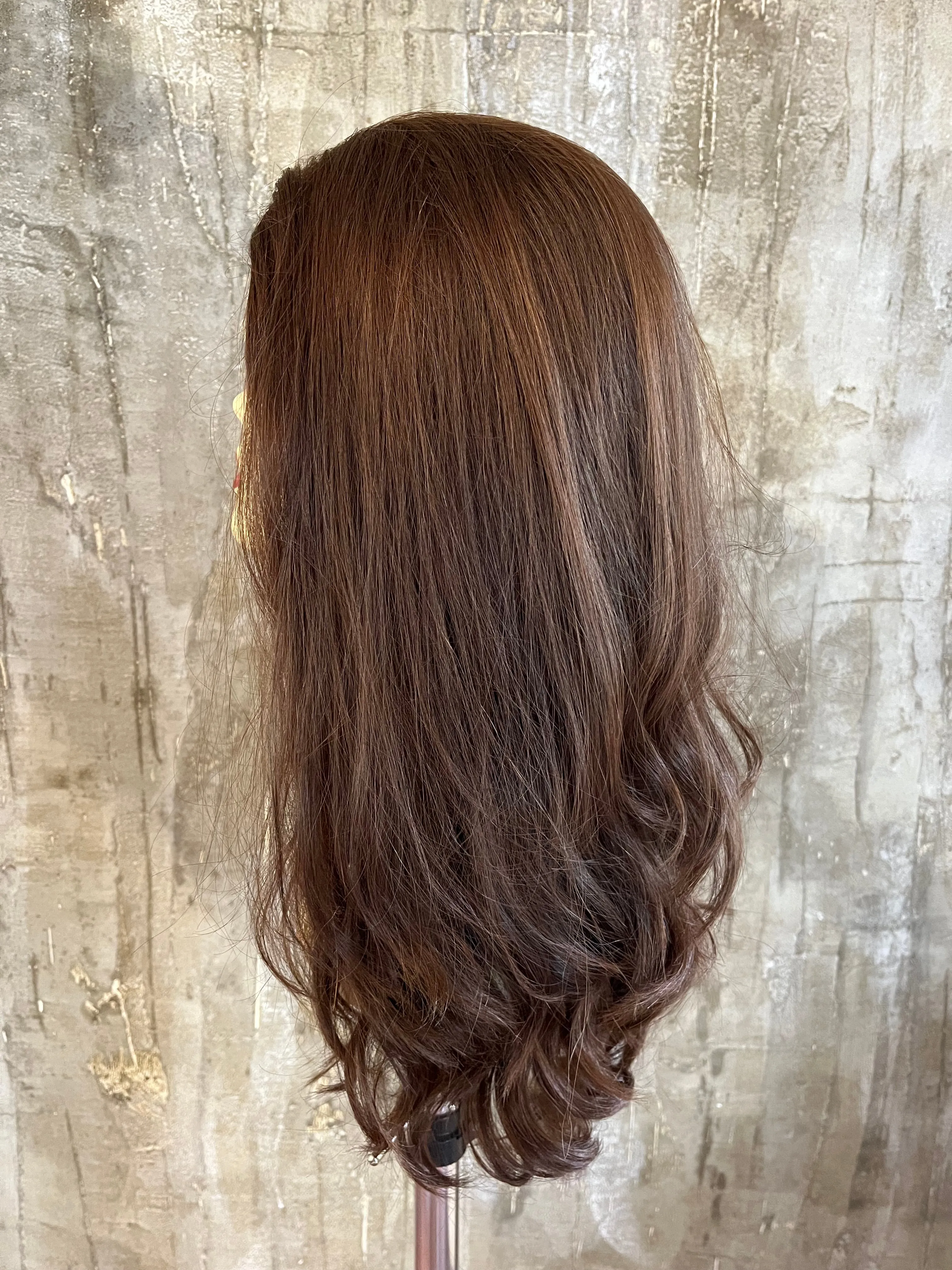 100% EUROPEAN VIRGIN HUMAN HAIR BANDFALL 23.5" BROWN