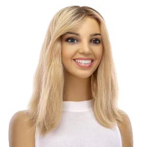 16" Princess Silk Top Wig Golden Blonde Wavy