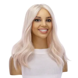 18" Princess Silk Top Wig Ice Blonde