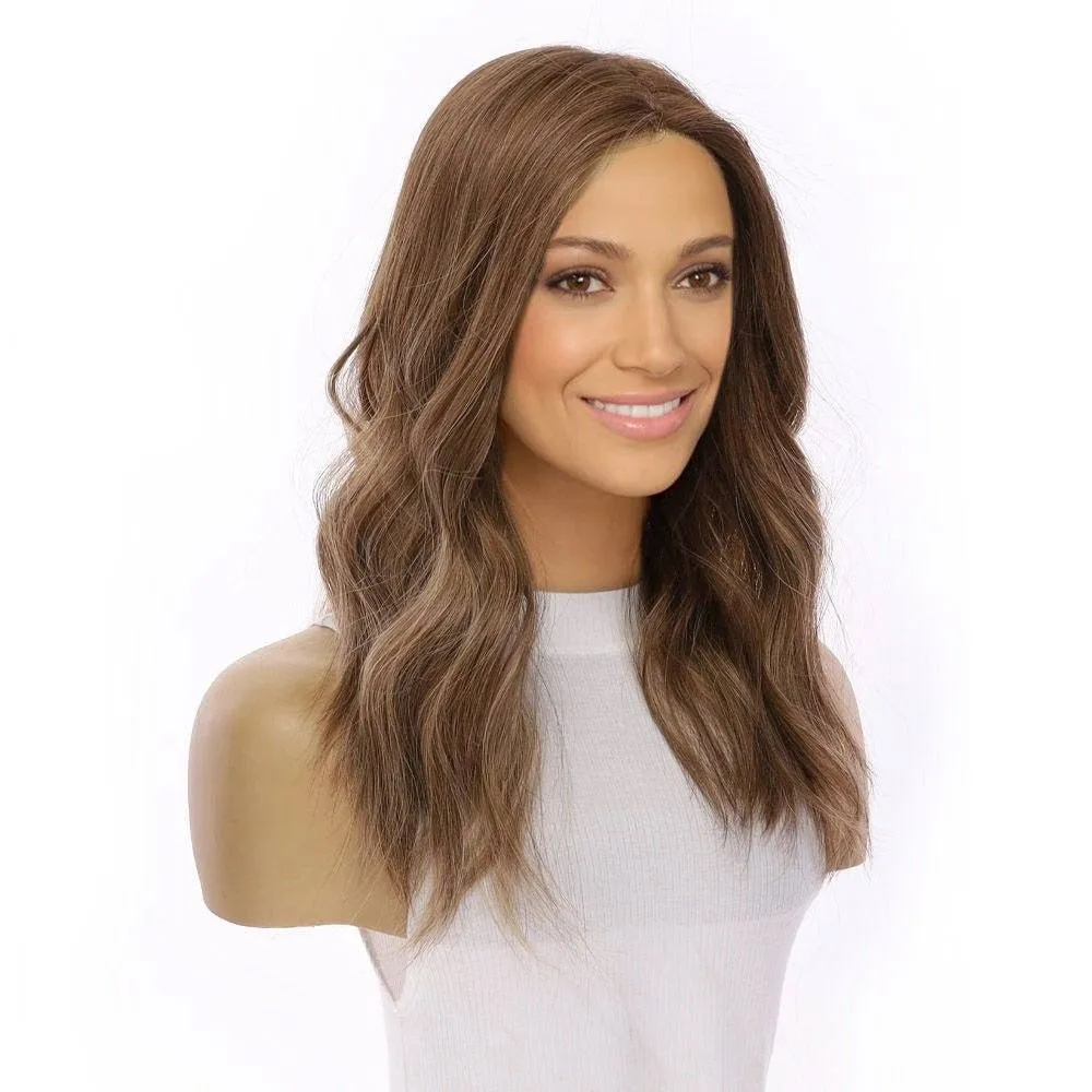 18" Princess Silk Top Wig Light Brown Babylight
