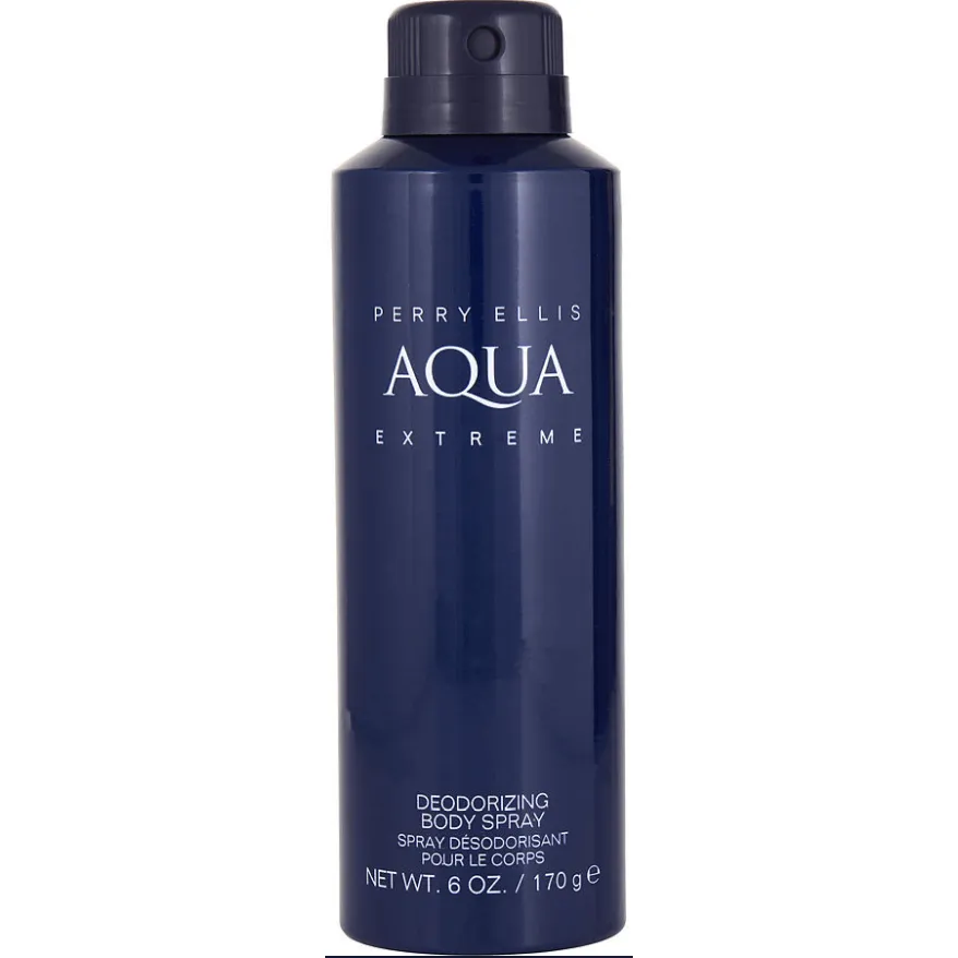 Aqua Extreme by Perry Ellis Deodorizing body spray for men 6 oz New