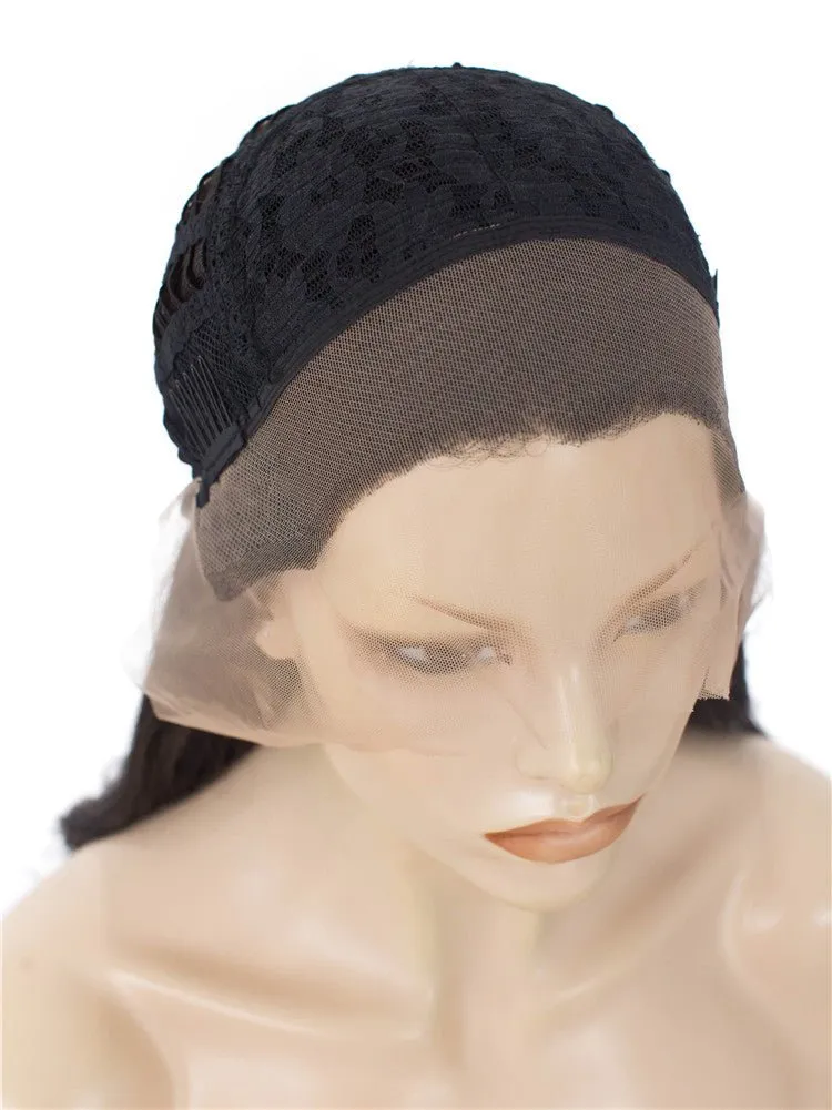 Dark Brown Synthetic Lace Front Wig Daily Wear Wig