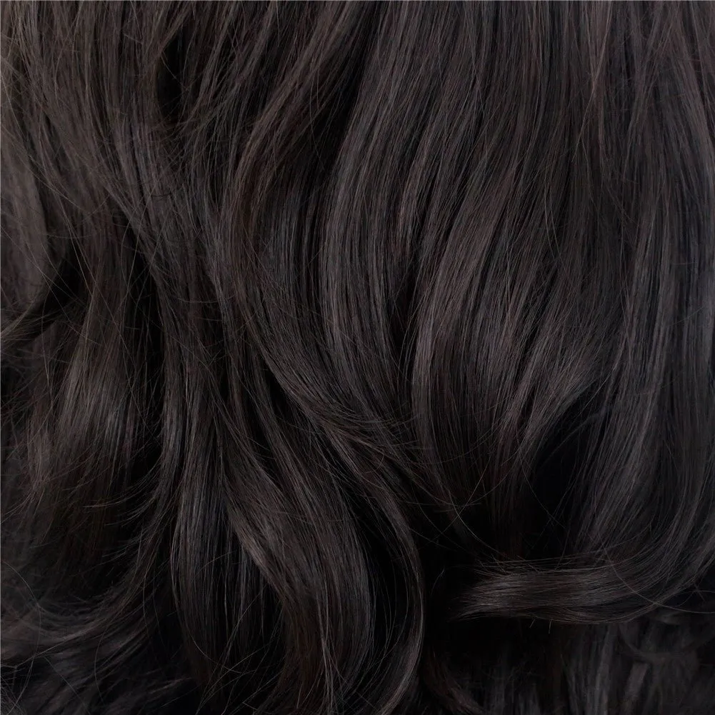 Dark Brown Synthetic Lace Front Wig Daily Wear Wig