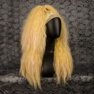 Disco Yellow Curly Drag Queen Styled Wig