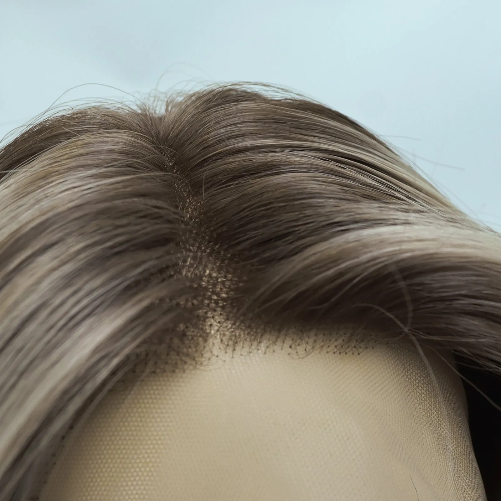 IMstyle Sabrina cool tone blonde with highlight 14inches with layer cut 13*4 free part lace front wigs K141-2183-C13X4
