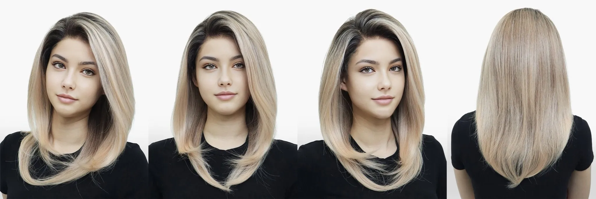 IMstyle Tess PRE-CUT-LACE apricot blonde layer cut low density 9*6 lace front Petite wigs K337-TTL4-PINK-C9X6
