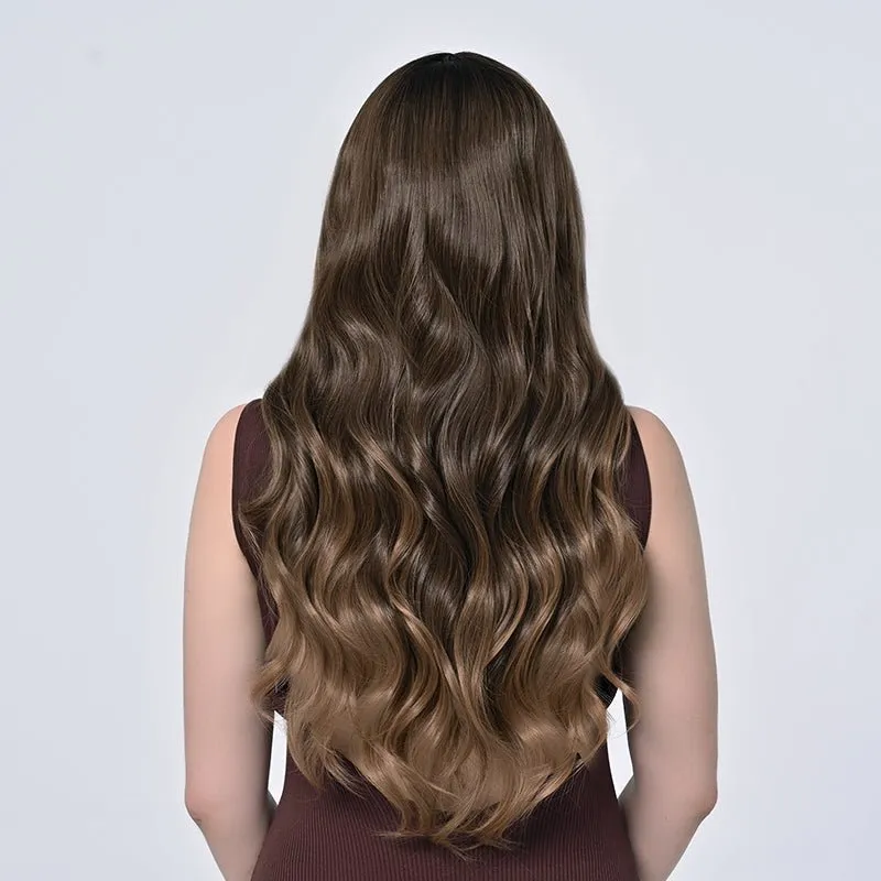 Imstylewigs-Jacqueline-26 inches Ombre chocolate brown Body Wave lace wigs