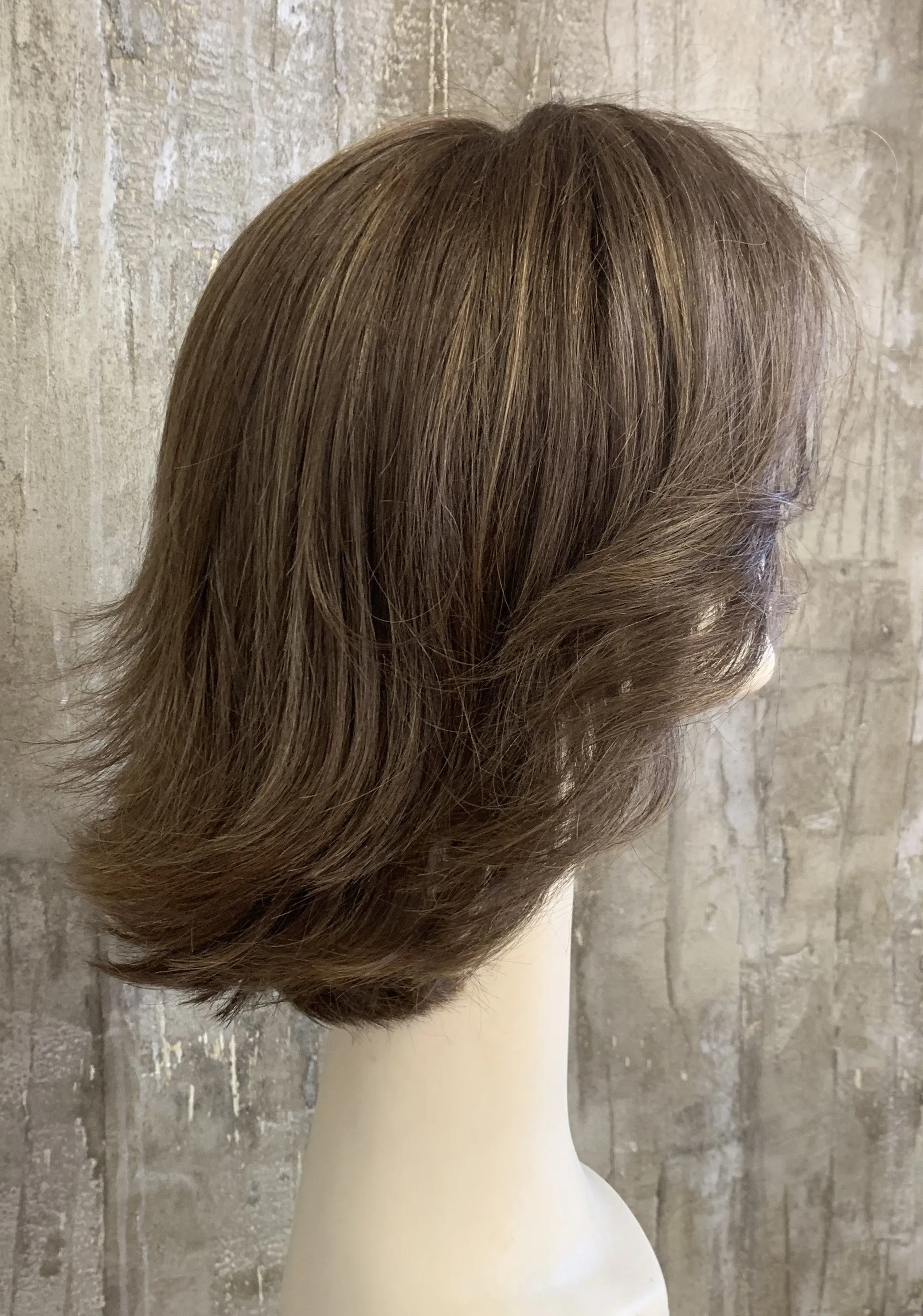 Kosher Human Hair Blend express 12/7 brown