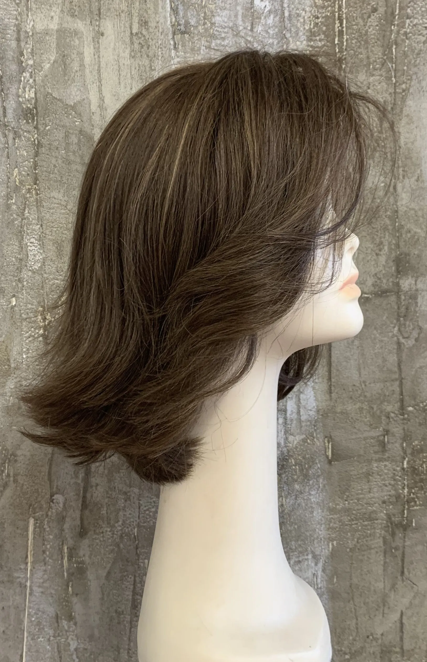 Kosher Human Hair Blend express 12/7 brown