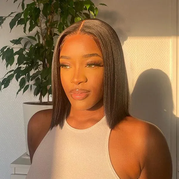 My GO-TO BOB™ - Glueless 5x5 Closure HD Lace Silky Straight Human Hair Wig