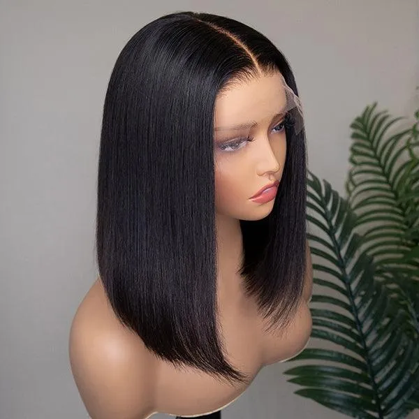 My GO-TO BOB™ - Glueless 5x5 Closure HD Lace Silky Straight Human Hair Wig