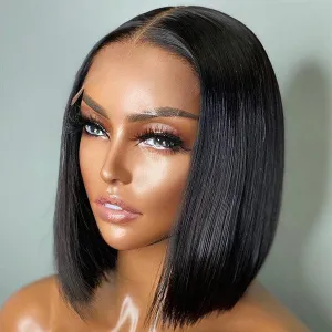 My GO-TO BOB™ - Glueless 5x5 Closure HD Lace Silky Straight Human Hair Wig