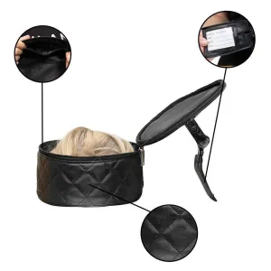 Round Travel Case and Mini Gentle Brush Set