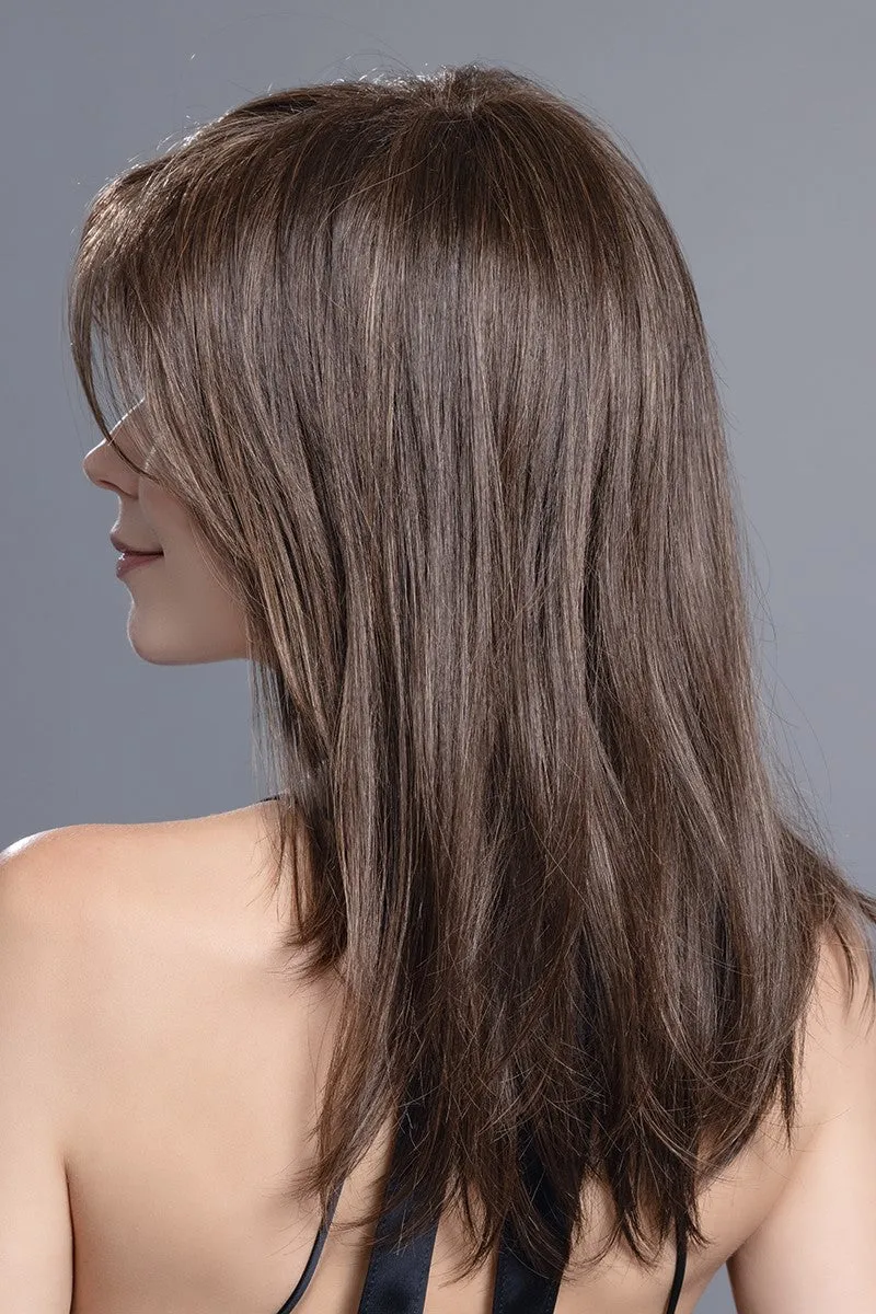Sale - Ellen Wille Wigs - Impress - Color: Dark Chocolate Rooted (4.33.2)