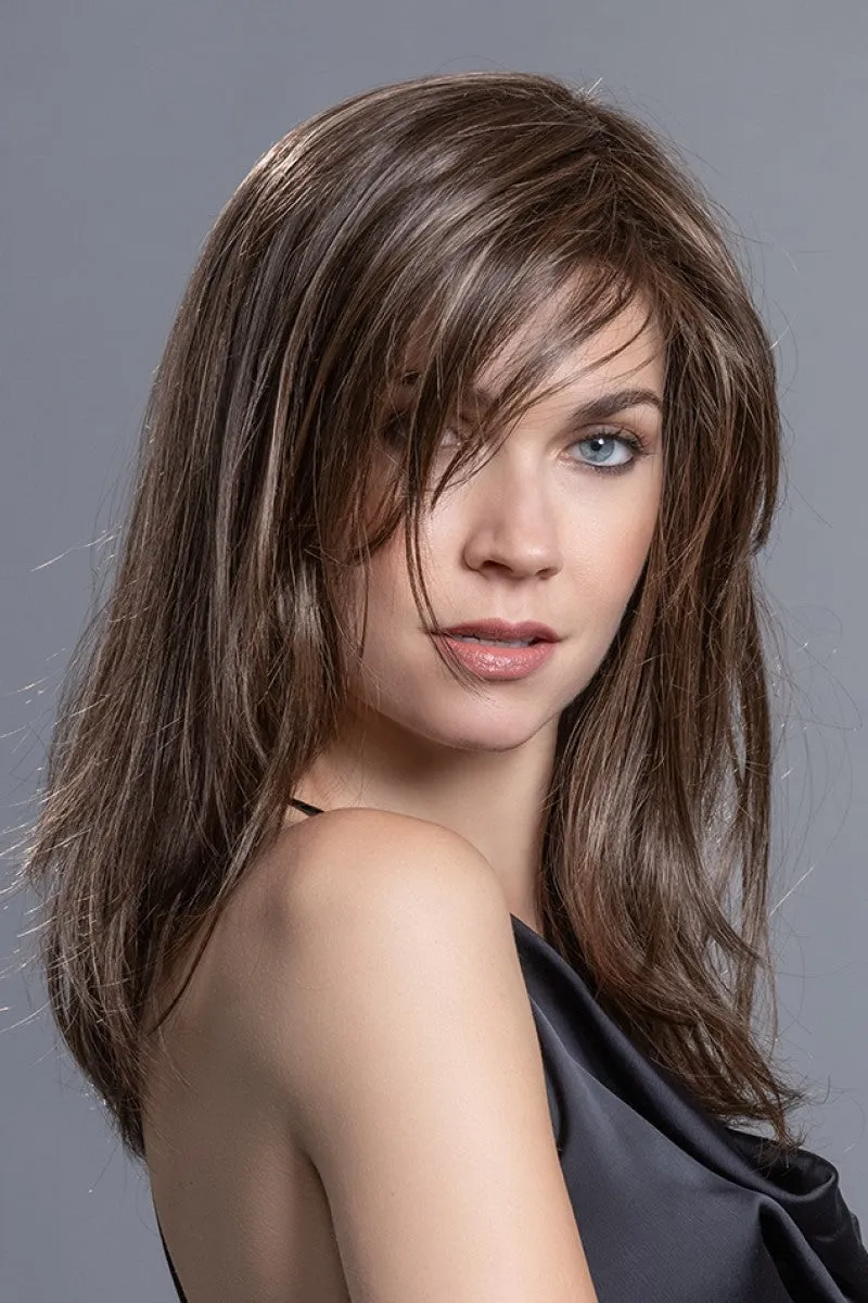 Sale - Ellen Wille Wigs - Impress - Color: Dark Chocolate Rooted (4.33.2)