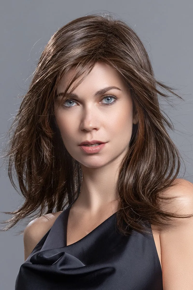 Sale - Ellen Wille Wigs - Impress - Color: Dark Chocolate Rooted (4.33.2)