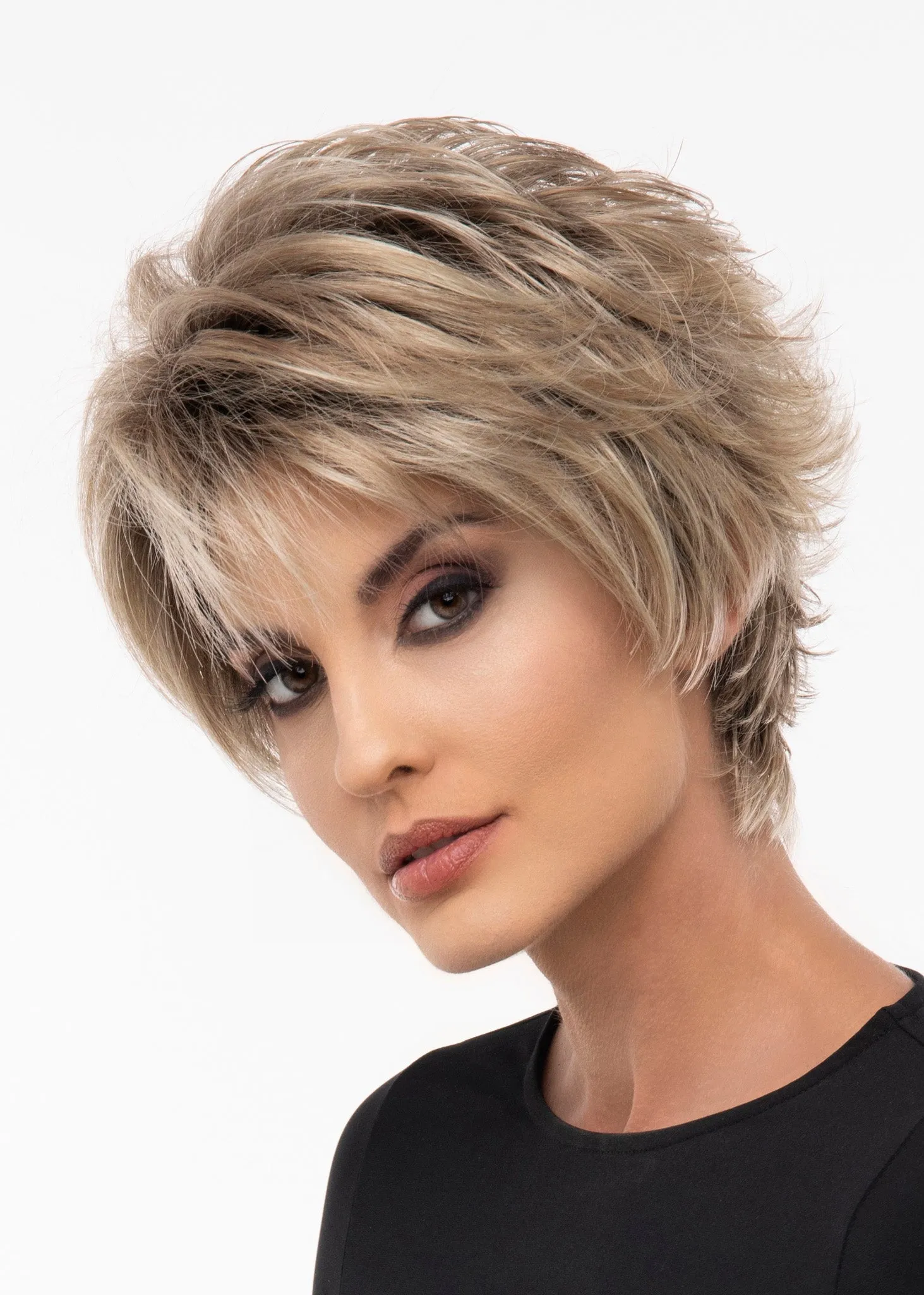 Sale - Envy Wigs - Micki - Color: Dark Grey