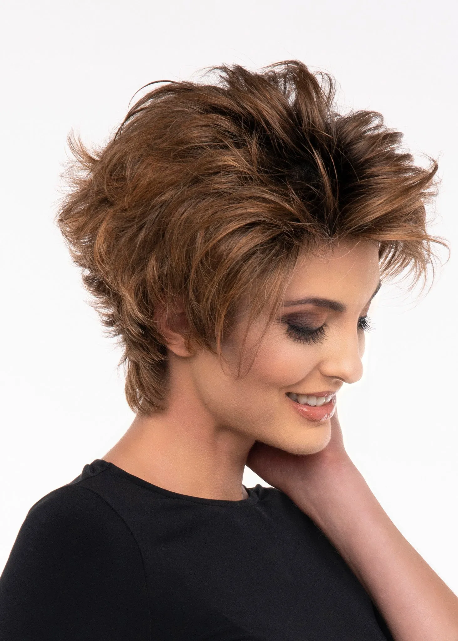 Sale - Envy Wigs - Micki - Color: Dark Grey