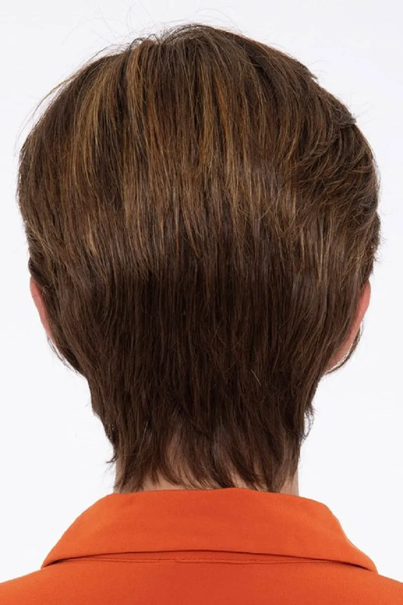 Sale - Envy Wigs - Paula - Human Hair Blend - Color: Medium Brown