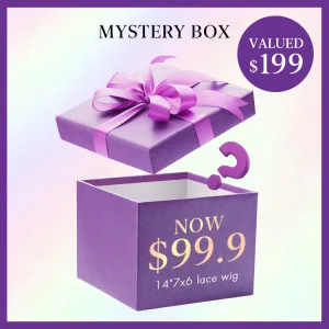 US Only | Mystery Box | VALUED $199 | 14 Inches 7x6 Glueless HD Lace Wigs